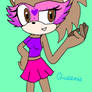 Queenie the Hedgehog with Mask