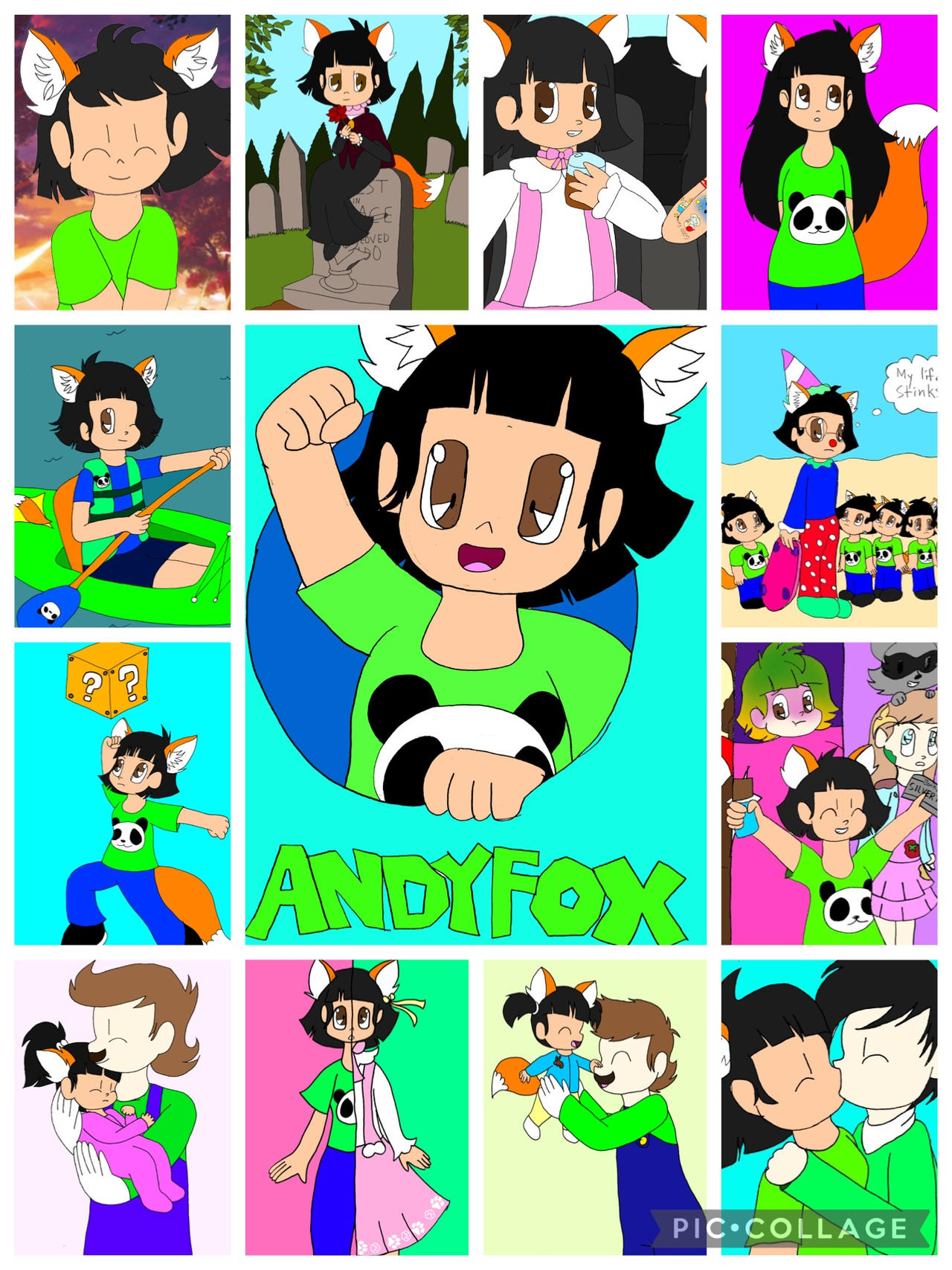 Deviantart Andre Fox Andyfox Collage by AndyfoxMario on DeviantArt