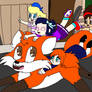 Riding on the Giant Fox!