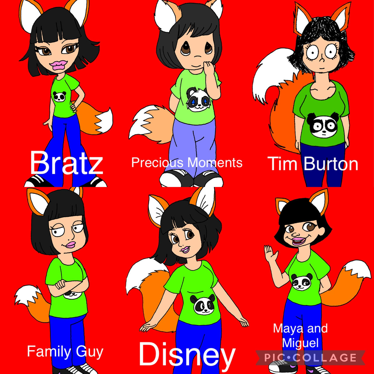 Diffrent Cartoon Style Deviantart 6 Different Cartoon Styles 8 by AndyfoxMario on DeviantArt