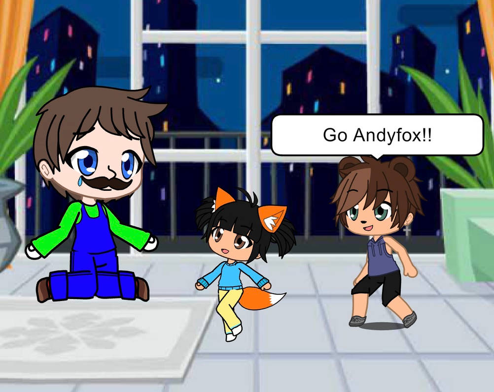 Deviantart Andre Fox Andyfox is Walking! by AndyfoxMario on DeviantArt