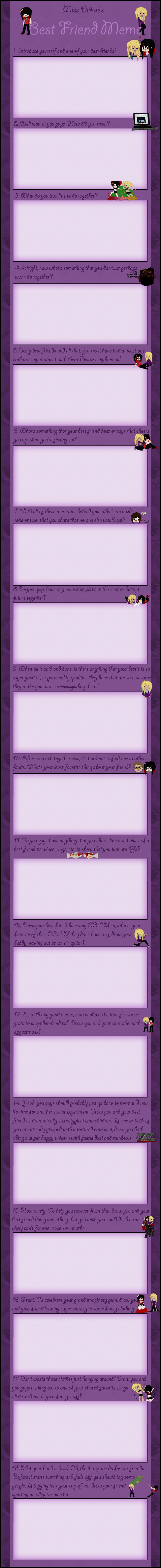Best Friend Meme Blank By Diikae On Deviantart Best Friend Meme Blank By Diikae On Deviantart