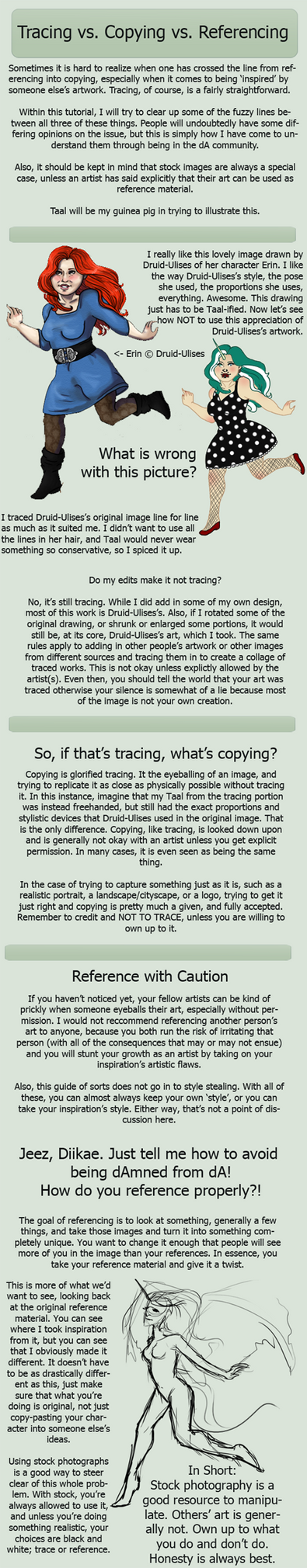 Trac References Tracing vs. Referencing by Diikae on DeviantArt