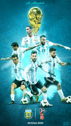 Argentina World Cup 2018 Phone Wallpaper