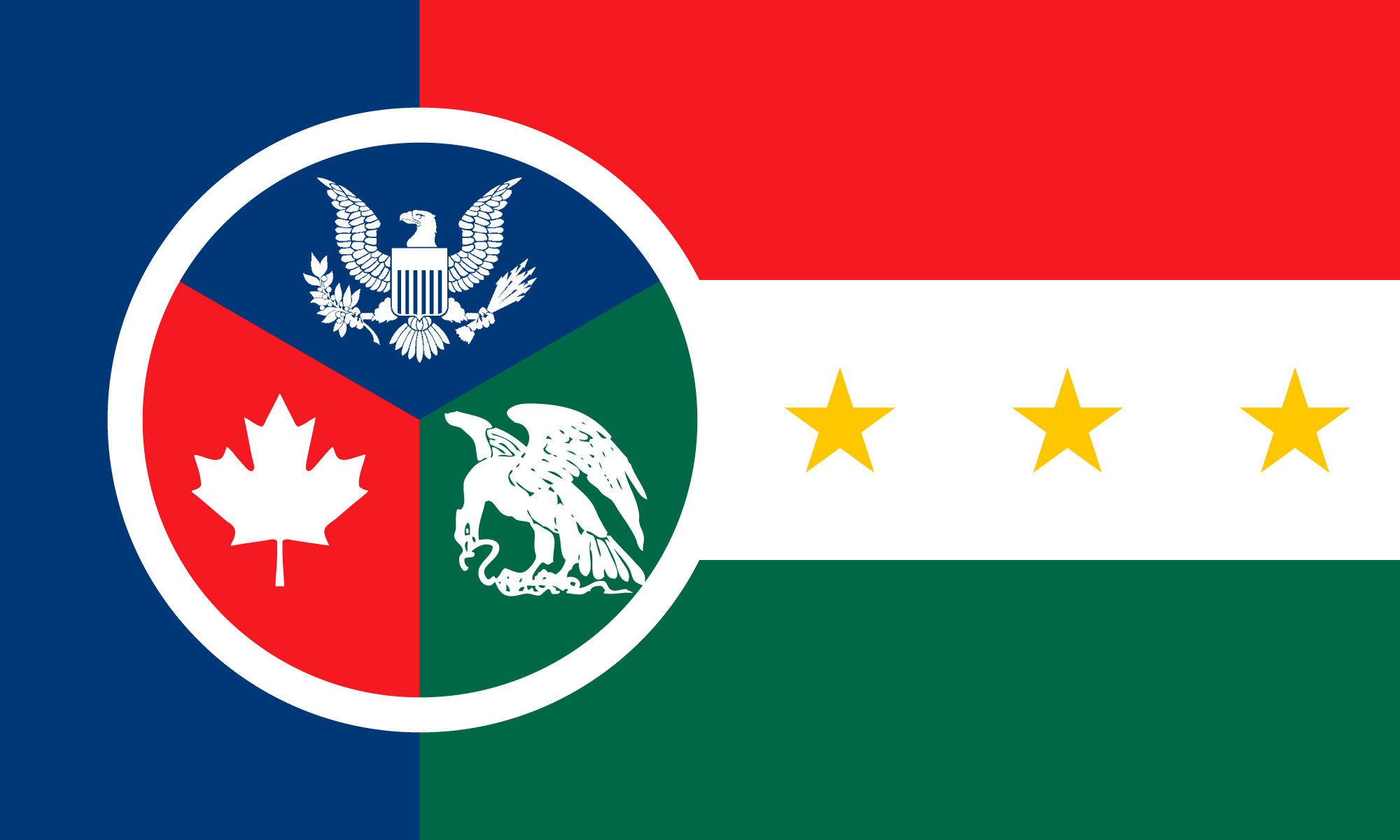 North American Union Flag Concept #2 by ALMcInnis on DeviantArt