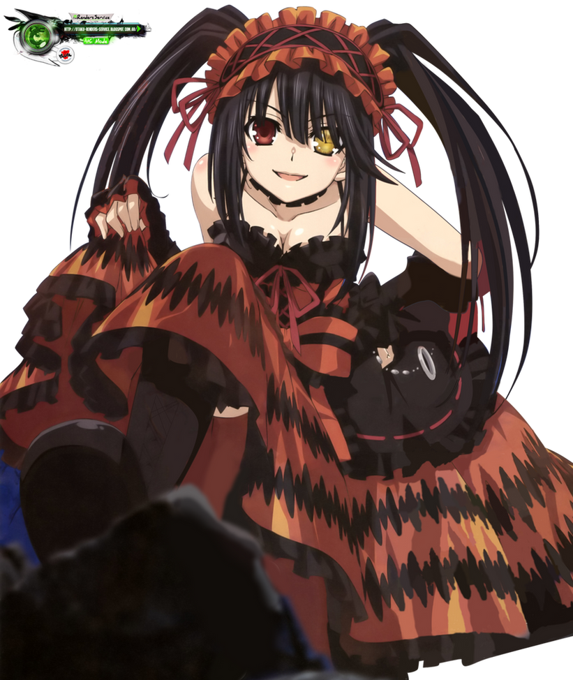 Kurumi boot on rock anime render by MaRoky on DeviantArt