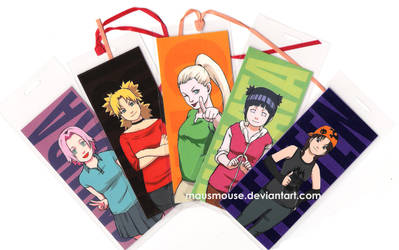 Young Naruto Girls Bookmarks