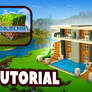 Modern mansion with pool creative Minecraft house