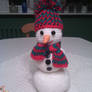 snowman made by my aunt