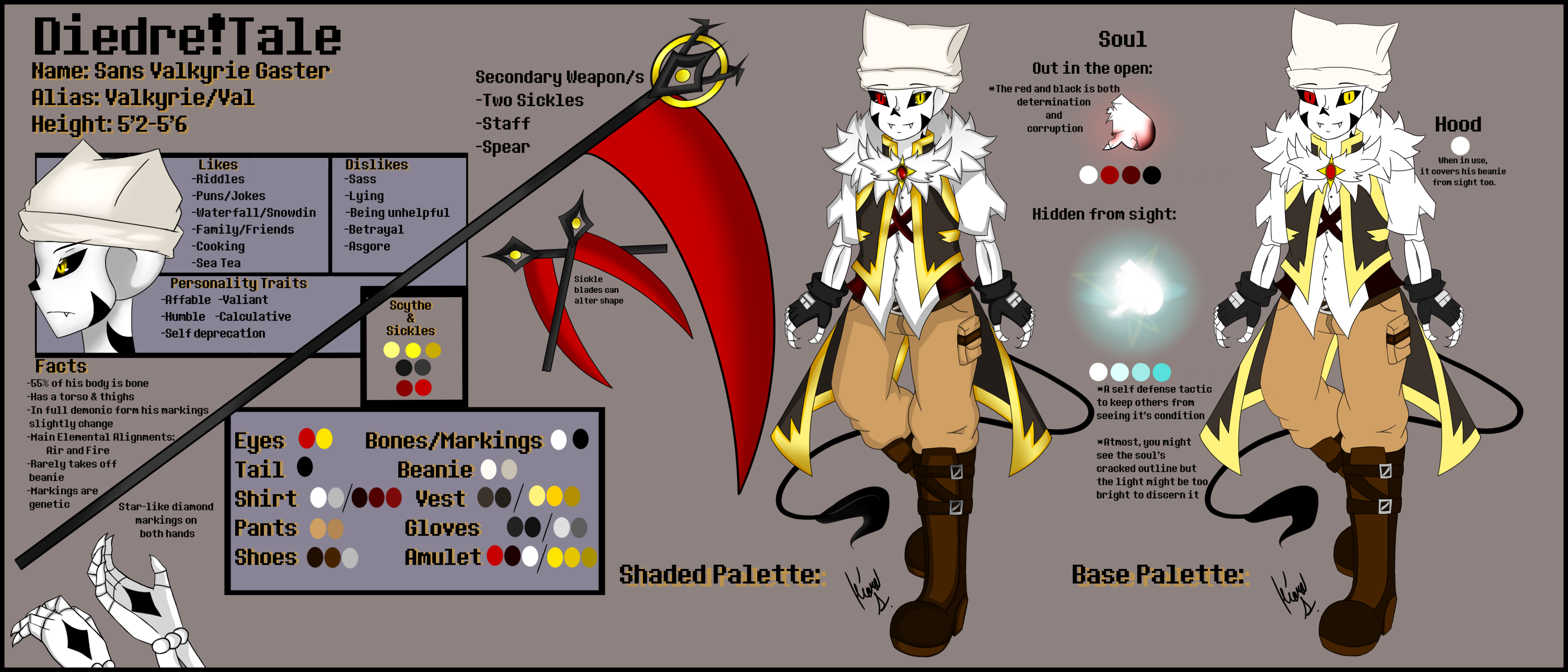 Diedre!Tale R-Sheet #6: Valkyrie (Future Self) OLD