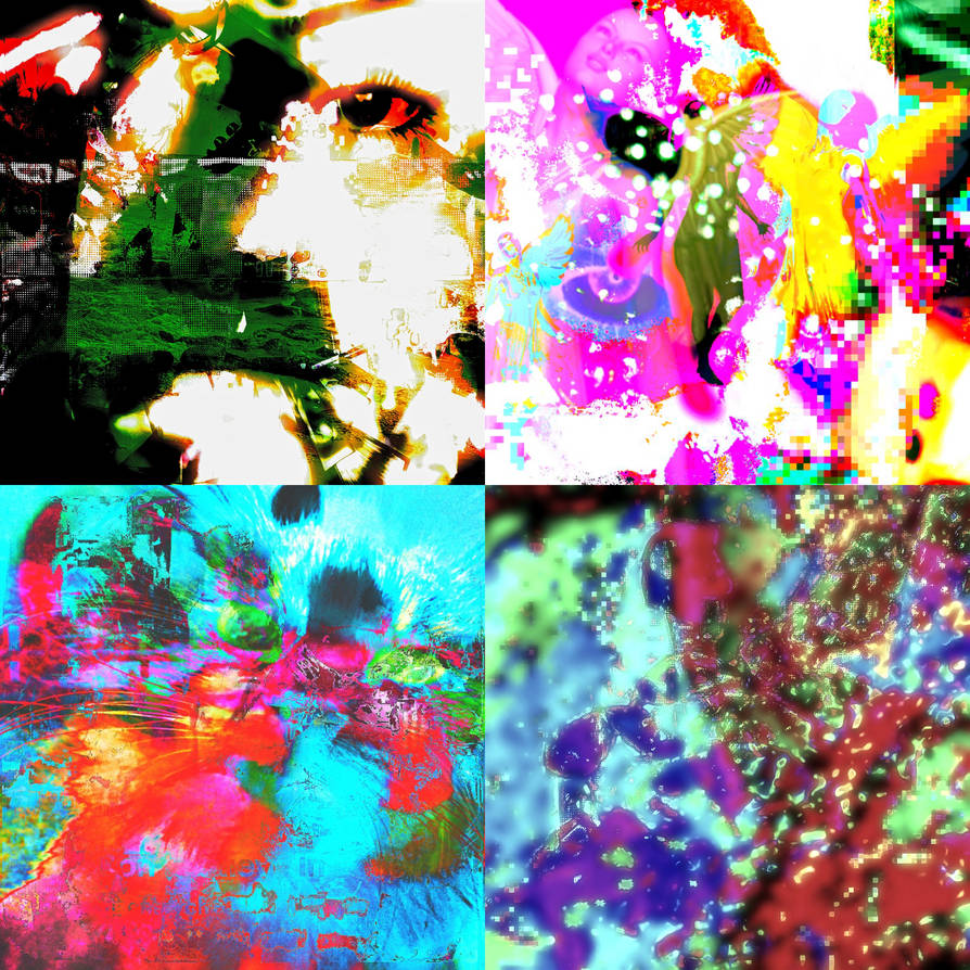 Distortion Collage by pointsforlydia on DeviantArt