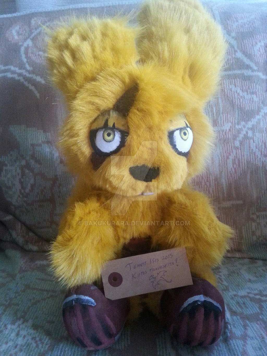 Springtail Plush Springtrap plush by BakuKuraRa on DeviantArt