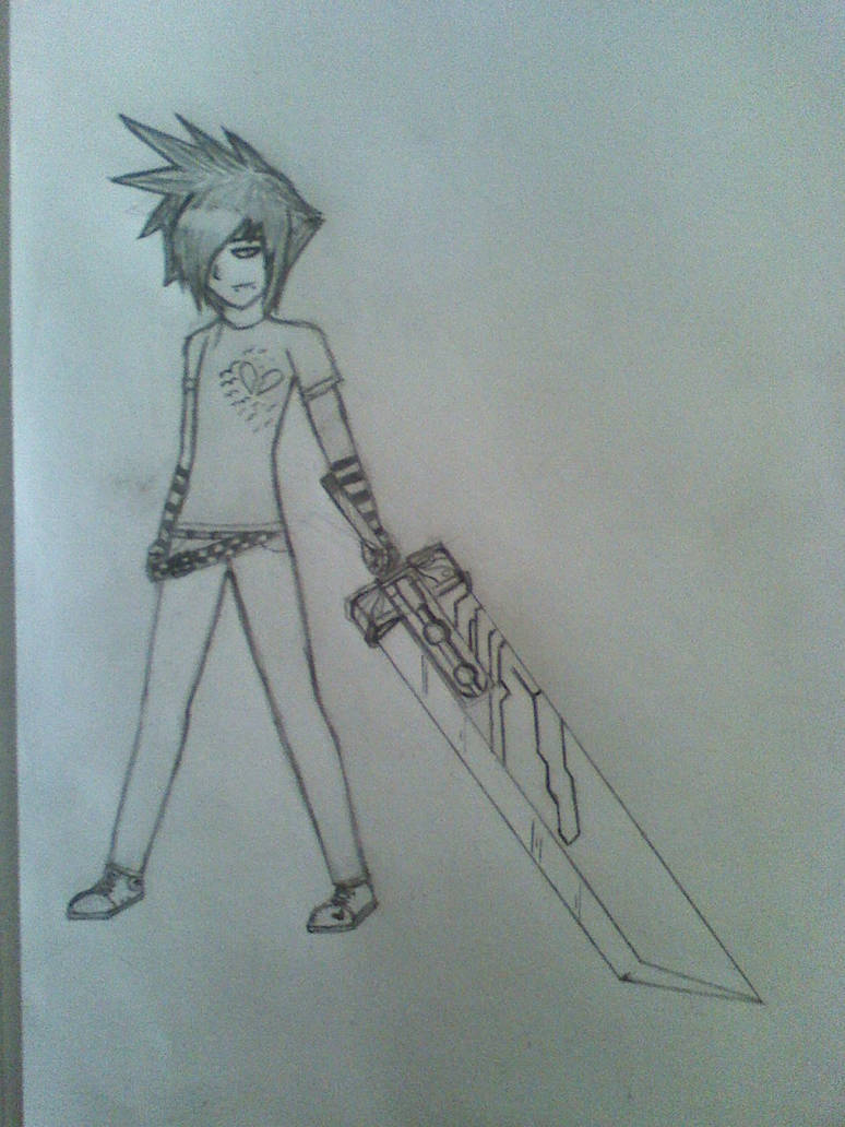 Cloud Strife the Emo Kid by AyeeItsEbony on DeviantArt