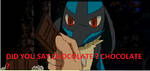 Lucario don't know what's chocolate ... by Edleithen