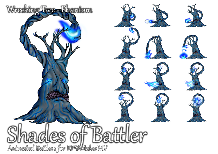 Tree Assassin Moon Raker RPG Maker MV Battler - Wrecking Tree: Phantom by ShadowHawkDragon on ...