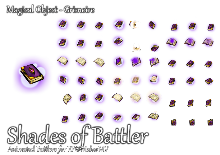 RPG Maker MV Battler - Magical Object: Grimoire