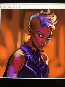 Storm-Today's Warmup Sketch