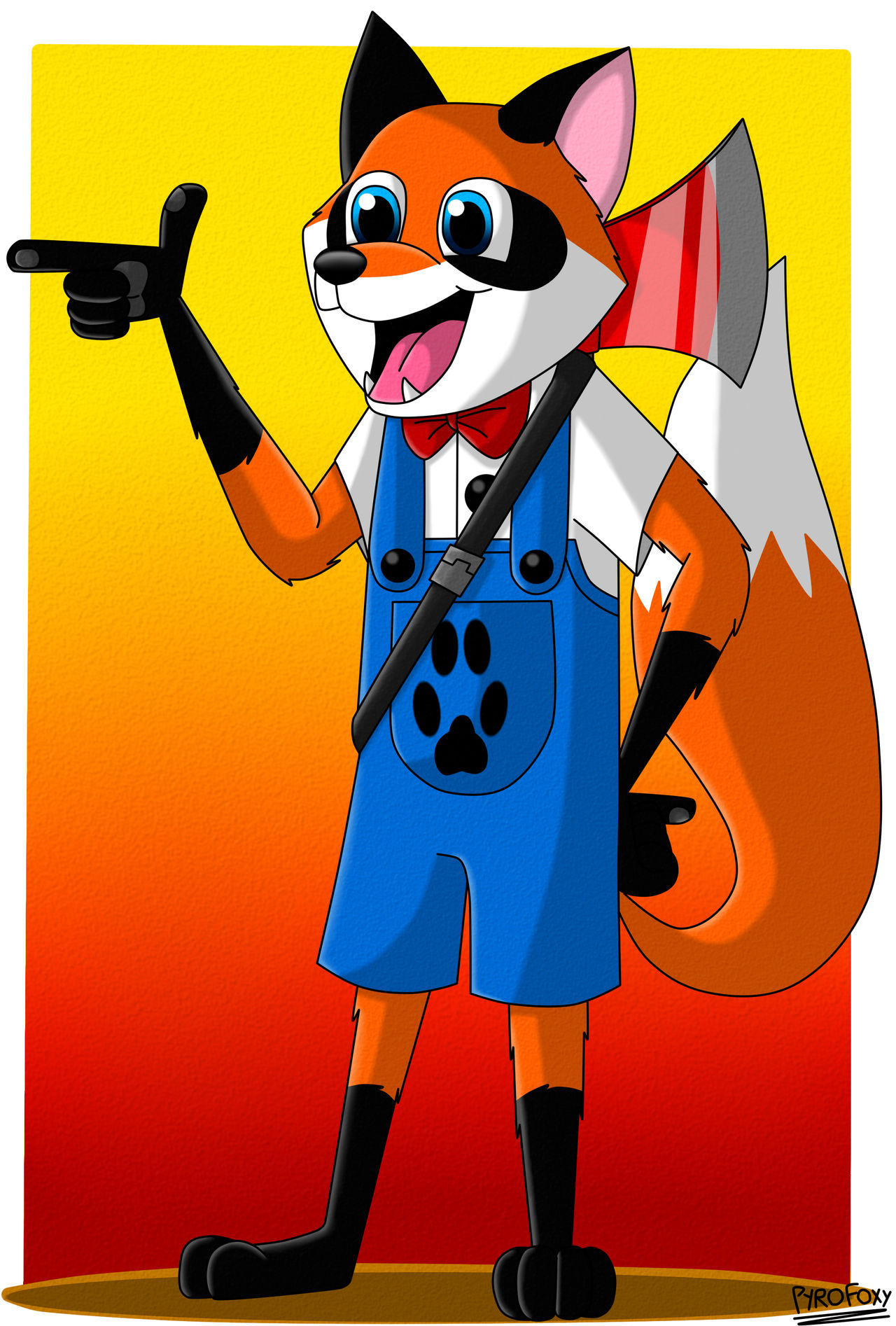 Pyrofox Pyrofoxy the pyro demon fox by Guada04 on DeviantArt