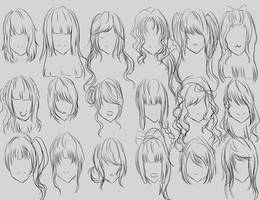 Female Hair Reference