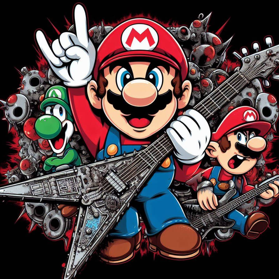 Mario rock 2 by betoz666 on DeviantArt