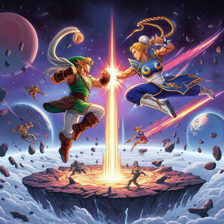 Li Link Chun LI vs link by betoz666 on DeviantArt