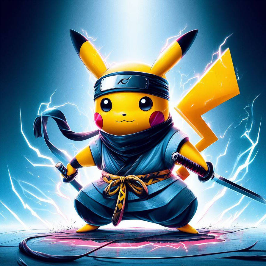 Pikachu Ninja By Betoz666 On DeviantArt