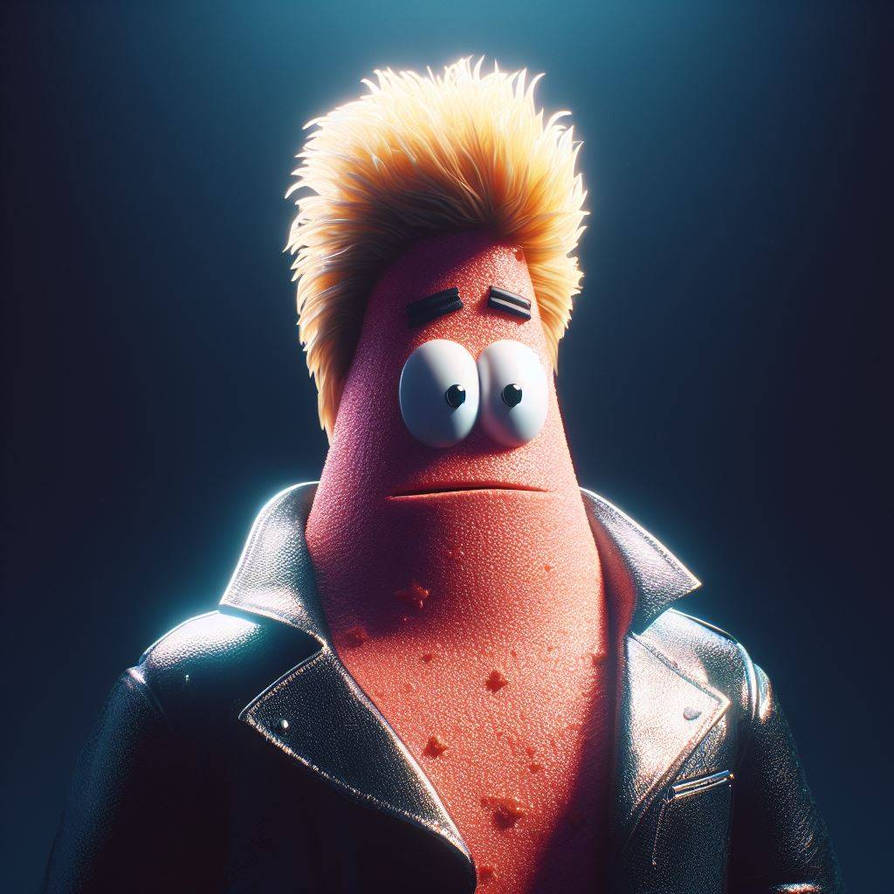 Patrick Star rockstar 2 by betoz666 on DeviantArt