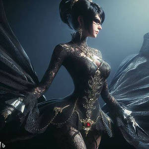 Bayonetta lace suit