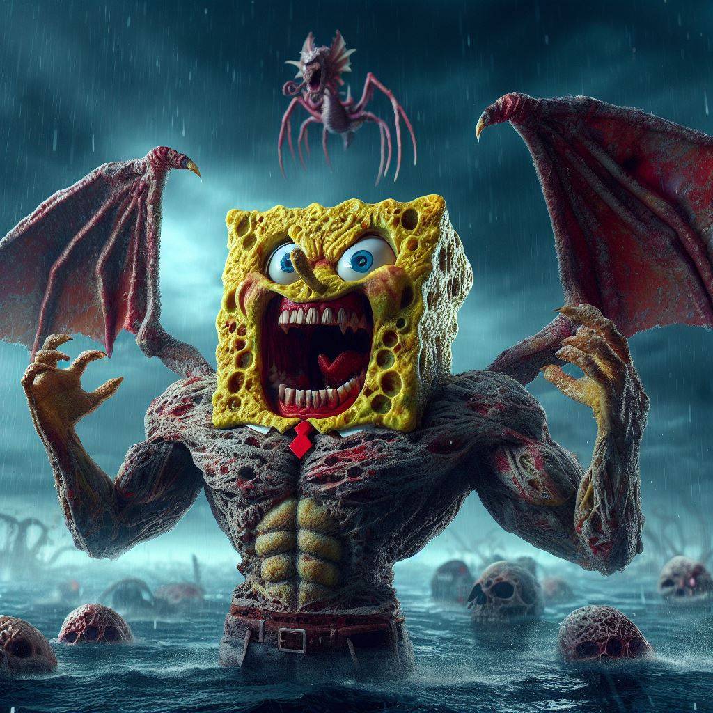 SpongeBob Demon by betoz666 on DeviantArt
