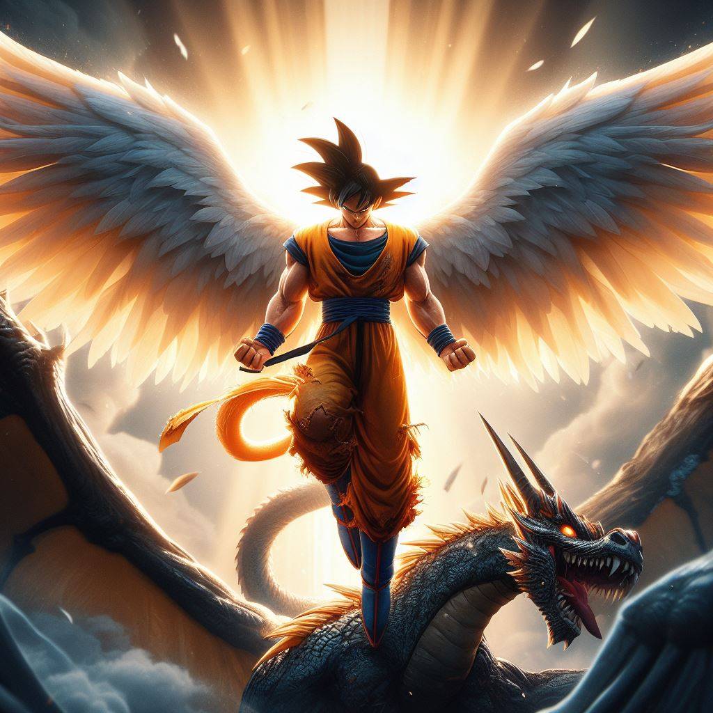 Angel Goku by betoz666 on DeviantArt