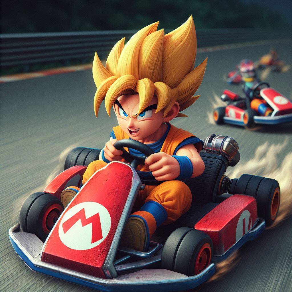 Goku Kart ssj by betoz666 on DeviantArt
