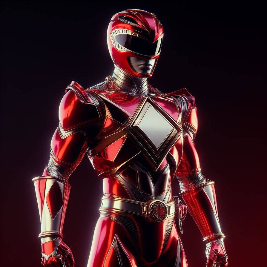 Red Ranger Dripped Out Red Ranger Shine by betoz666 on DeviantArt