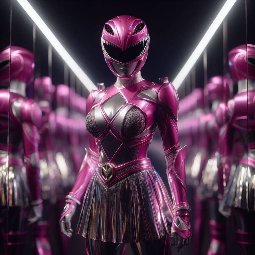 Pink Ranger Side View Pink Ranger Shine 4 by betoz666 on DeviantArt