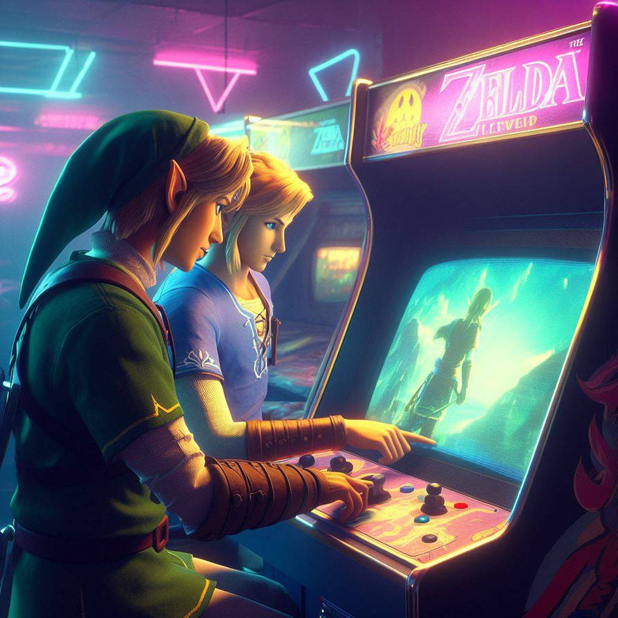 Zelda arcade link by betoz666 on DeviantArt