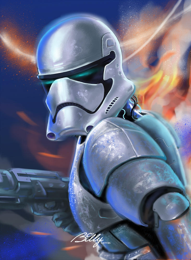 First Order Stormtrooper by BillyCanvas on DeviantArt