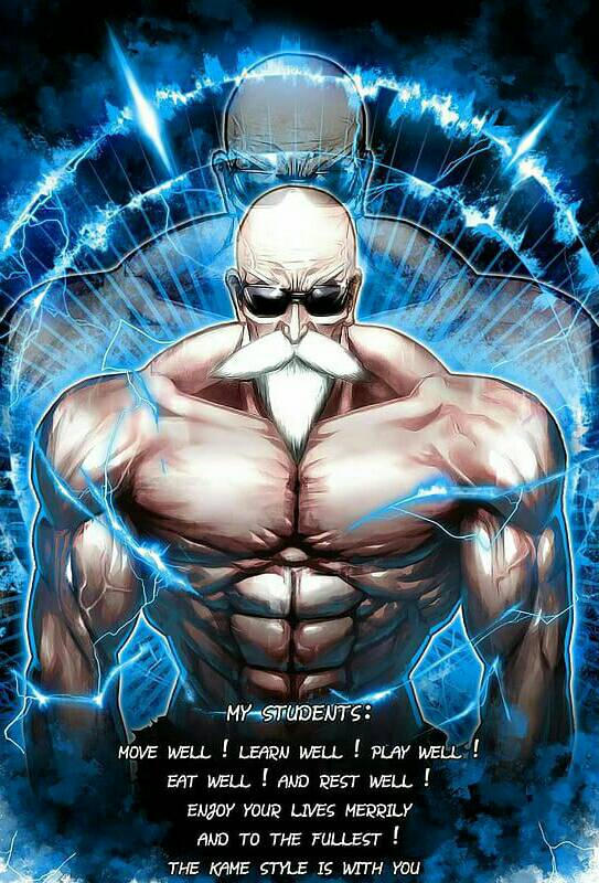 Master Roshi Hurt Master roshi in full power .... by anik0098 by Anik0098 on DeviantArt