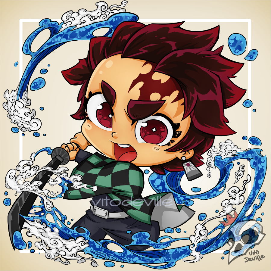 Tanjiro Kamado Chibi [Demon Slayer Fanart] by Nukababe on DeviantArt