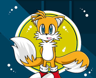 Chibi Tails Mspaint by IWishForAFish