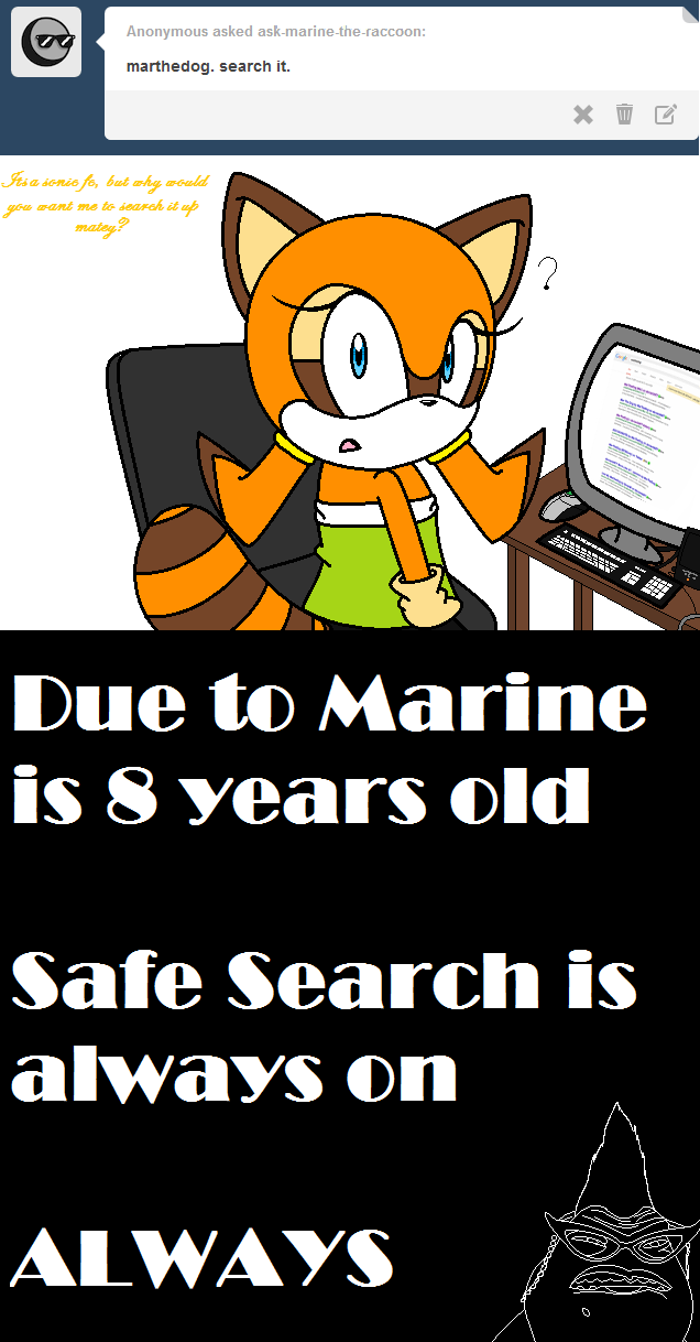 Ask Marine the Raccoon: Search Up MartheDog