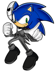 Sonic SA: Jack Skellington by IWishForAFish