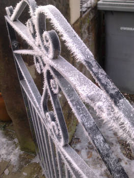 Frozen metal