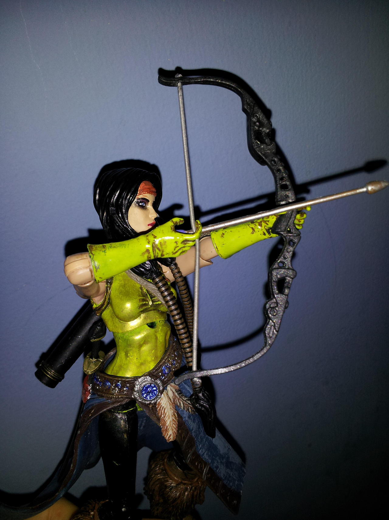 Marvel Legends Custom Moonstar Figure Detail Pic 1