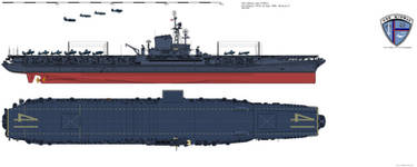 USS MIDWAY CVB-41 1945 (MS21 BLUE VERSION)