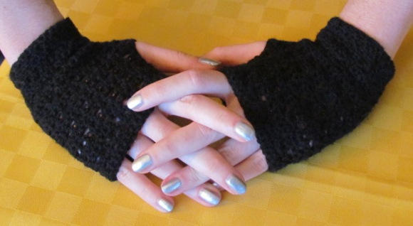 Crochet Fingerless  Gloves
