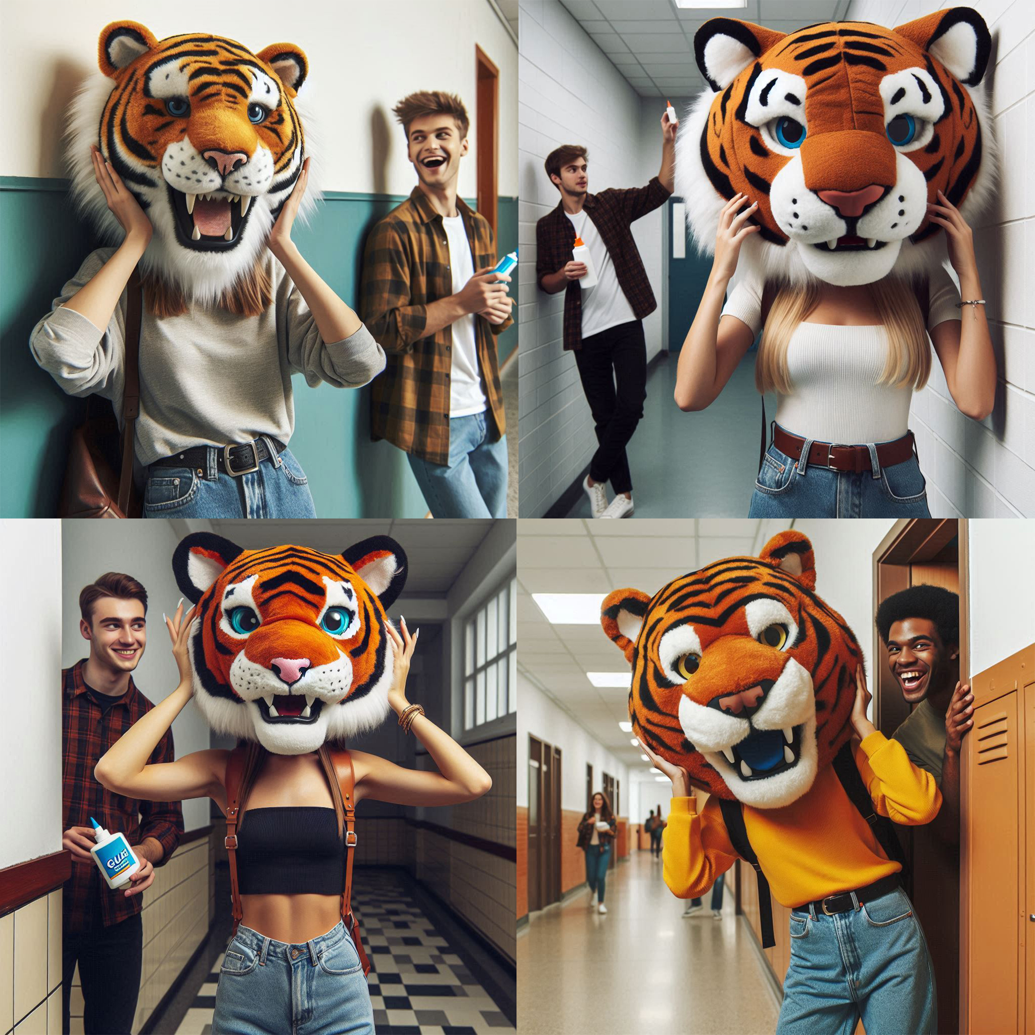 Tiger Head Girl Request