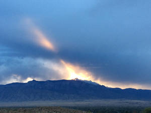 ImageSunrise over the Sandia Mt.