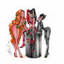 catwoman, harley quinn, poisonivy