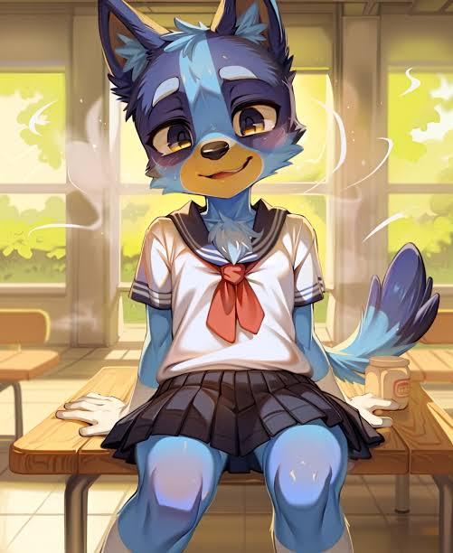 Bluey de chicas de escolar anime by Thomasbluey on DeviantArt