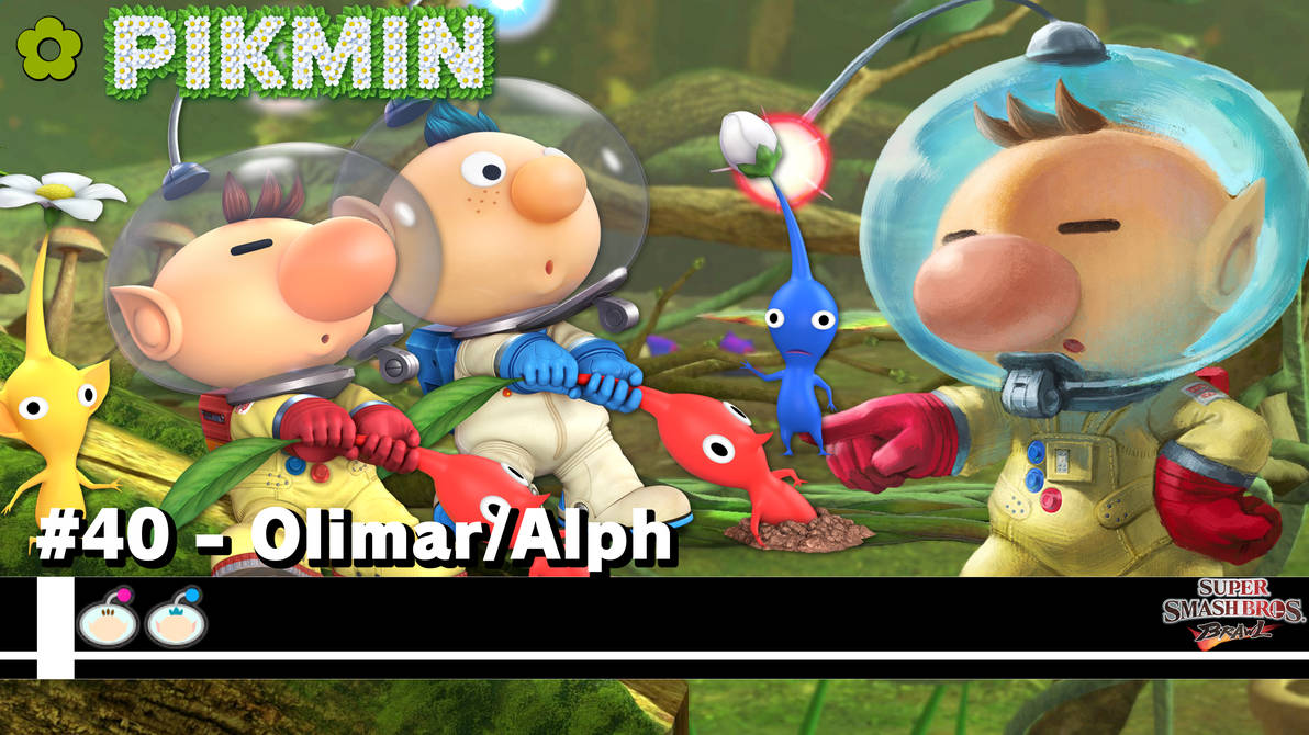 Smash Ultimate Wallpaper #40 - Olimar/Alph by StickBreightley on DeviantArt