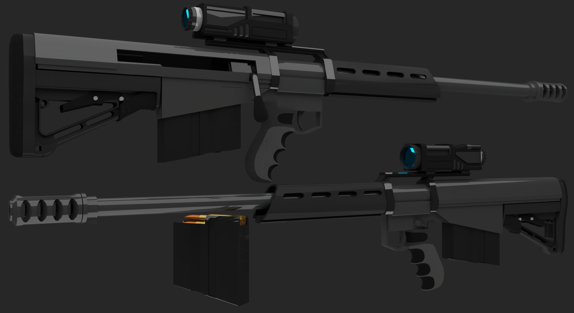 Sniper rifle concept (WIP)